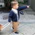 Autumn baby sweater cardigan college wind color boy handsome jacket - Minihomy