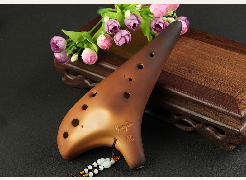 12 hole alto G tone professional unbaked ocarina - Minihomy