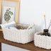 Nordic Wind Hand-woven Thick Cotton Rope Storage Basket - Minihomy