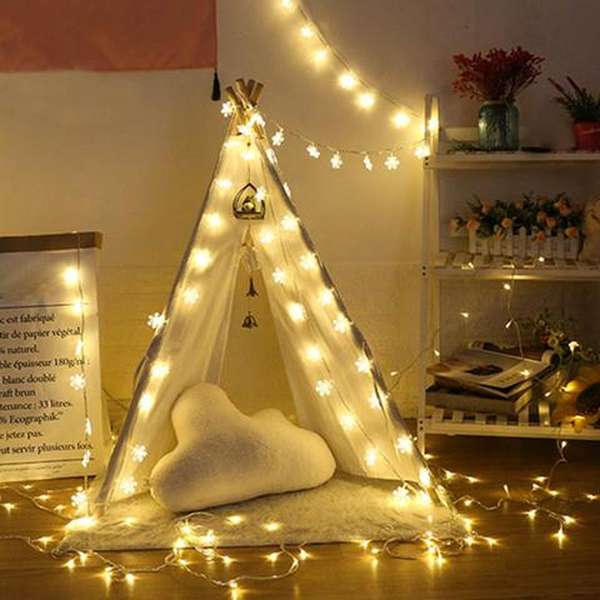 LED small lights flashing lights with stars small decoration - Minihomy