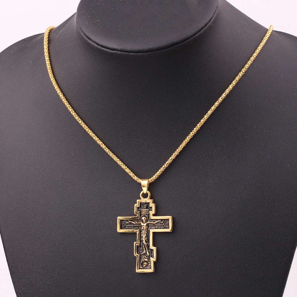 Cross Jesus Pendant Necklace - Minihomy