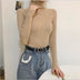 High Collar Warm Long Sleeve Sweater Women - Minihomy