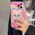 Color Butterfly Stand Silicone Phone Case - Minihomy