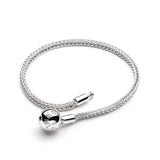 ATHENAIE 925 Sterling Silver Tobes Bracelet Foxtail Chain - Minihomy