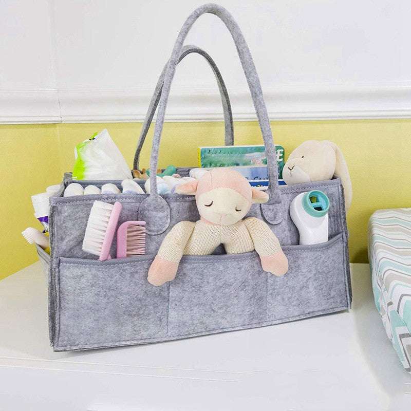 Felt Diaper Bag Storage Bag Creative Travel Folding - Minihomy