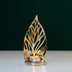 Golden Metal Candle Holder Candle Holder Table Decoration - Minihomy