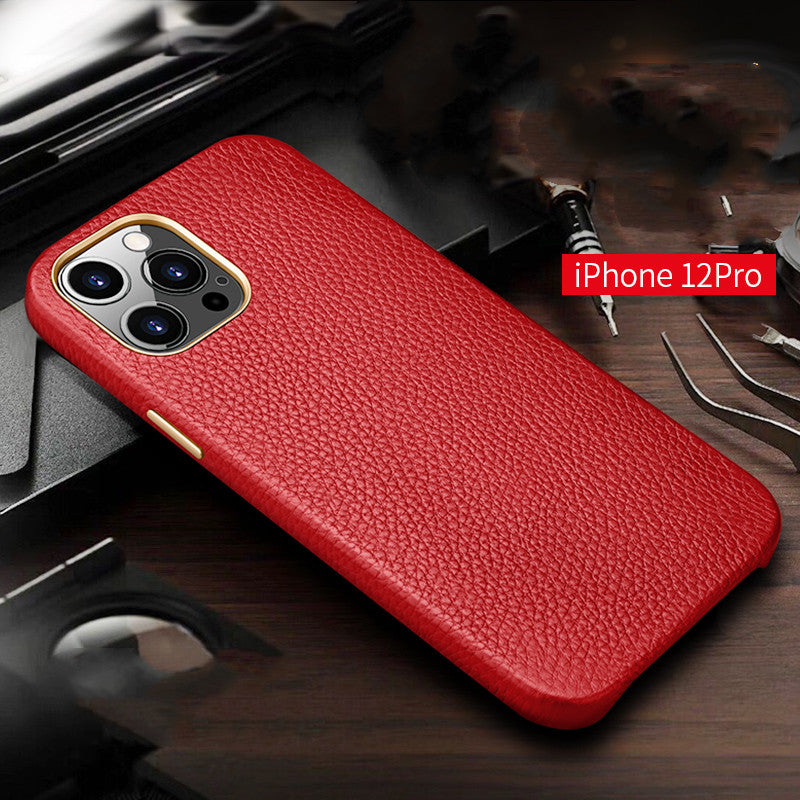 Chassis Leather Protective Shell All-Inclusive Anti-Fall High-End Luxury Ultra-Thin Protective Cover - Minihomy