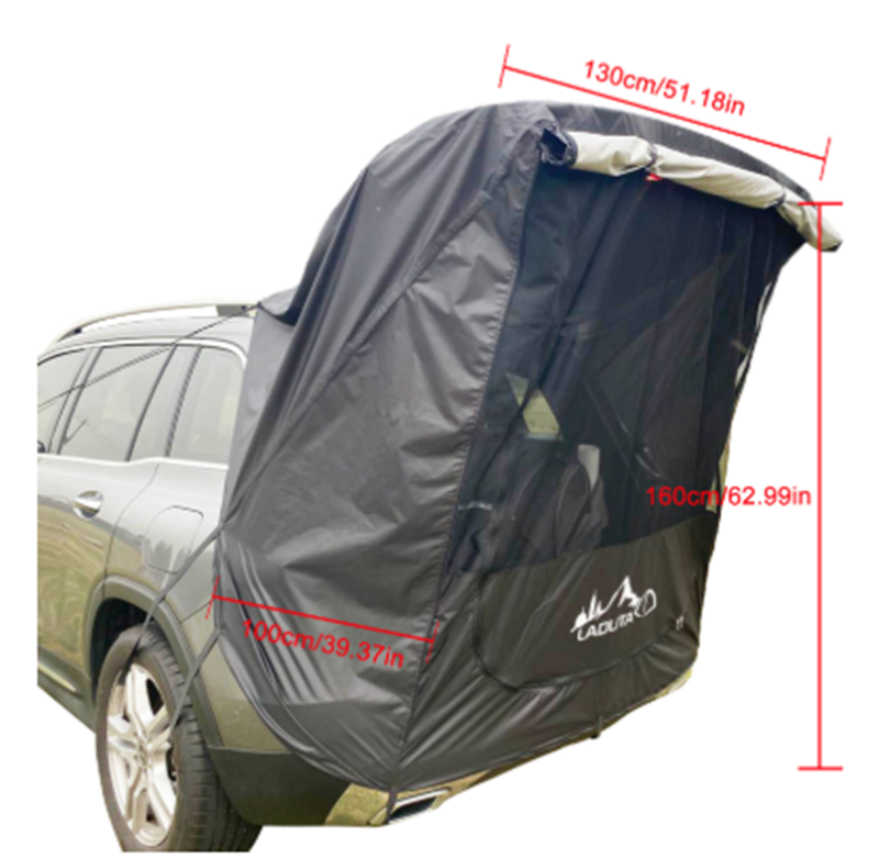 Car Trunk Tent Sunshade Rainproof Tour Barbecue Outdoor Self-driving Tour Barbecue Camping Car Tail Extension Tent - Minihomy