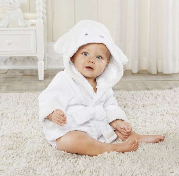 Cartoon Cute Animal Modeling Baby Bath Towels Baby Bathrobes Cotton Children's Bathrobes Baby Hooded - Minihomy