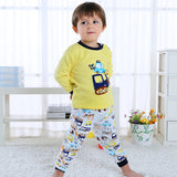 Children's Home Wear Long Sleeve Baby Thermal Pajamas Baby Underwear Set Kids - Minihomy