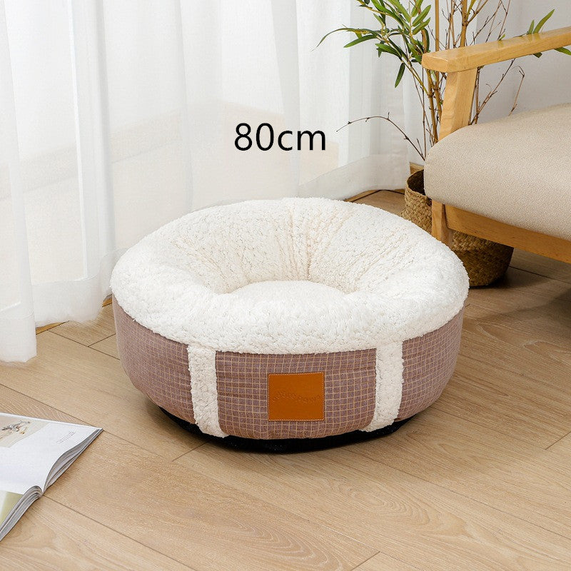 Winter Super Soft Warm Wool Kennel Pet Bed Lamb - Minihomy