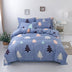 Pure Cotton Simple Four-Piece Full Cotton Kit, Bed Sheet, Quilt Cover, Pillowcase