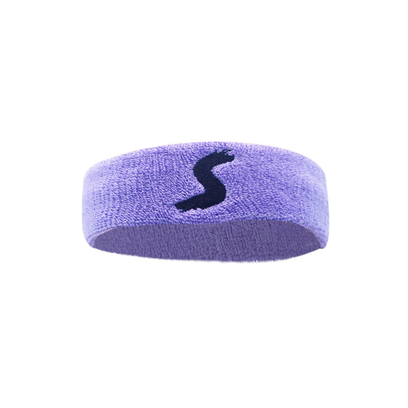 Polyester Cotton Sweat Headband Yoga Running Fitness Sweatband - Minihomy