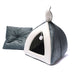 Cat House Villa Cat Bed Small Dog Kennel - Minihomy