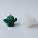 Cactus Shape Candles Mould Silicone Candle Mold Aromatherapy Plaster - Minihomy