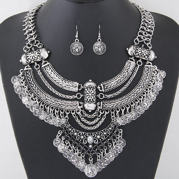 Alloy Diamond Short Crystal Necklace - Minihomy