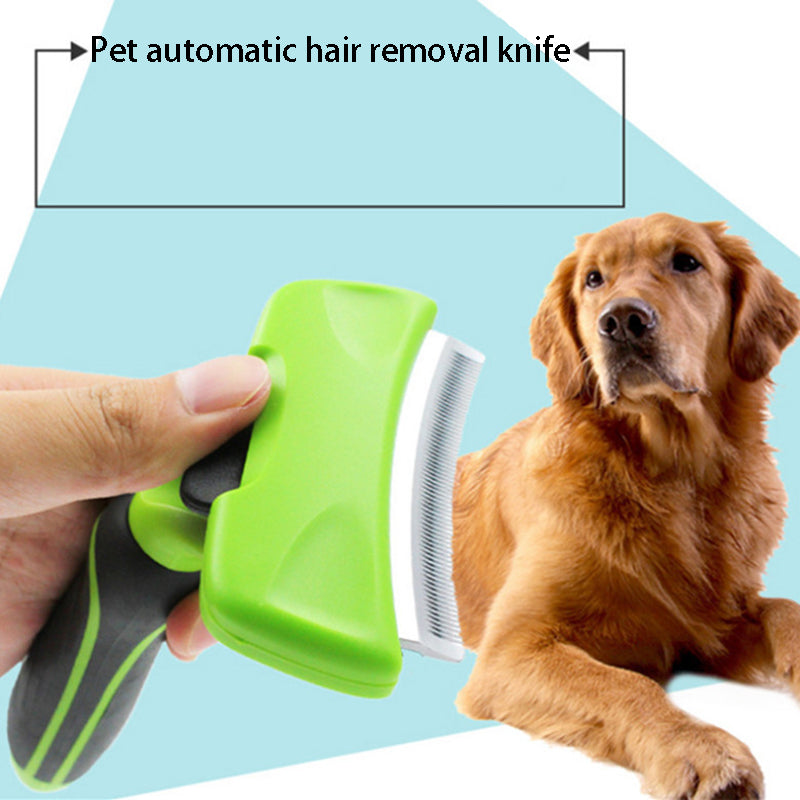 Combs Grooming-Brush Deshedding-Tool Pet-Hair-Remover Edge-Trimming Dog-Cat-Rake Furmine - Minihomy