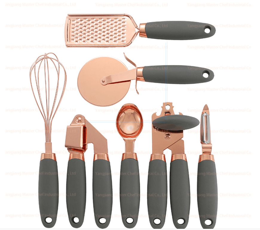 Kitchen Household Peeler Gadget Copper Plating Set - Minihomy