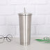 Creative Coffee Cup with Stainless Steel Straw Cup - Minihomy