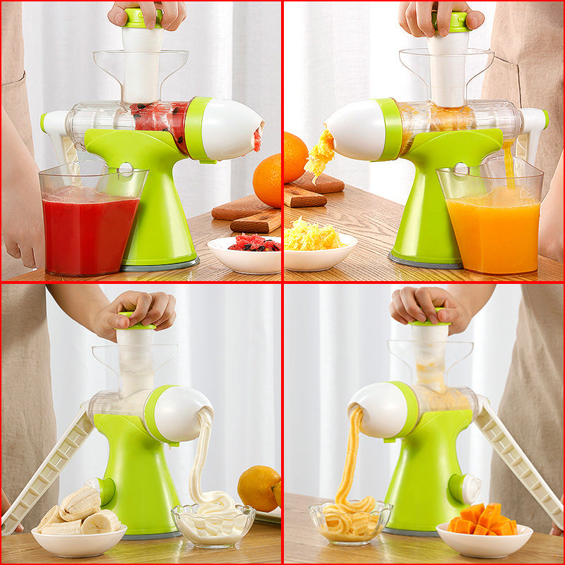 Manual Juicer, Small Household Juicer, Squeeze Lemon Orange Juice, Hand-Cranked Juice, Squeeze Deep-Fried Juice Artifact - Minihomy