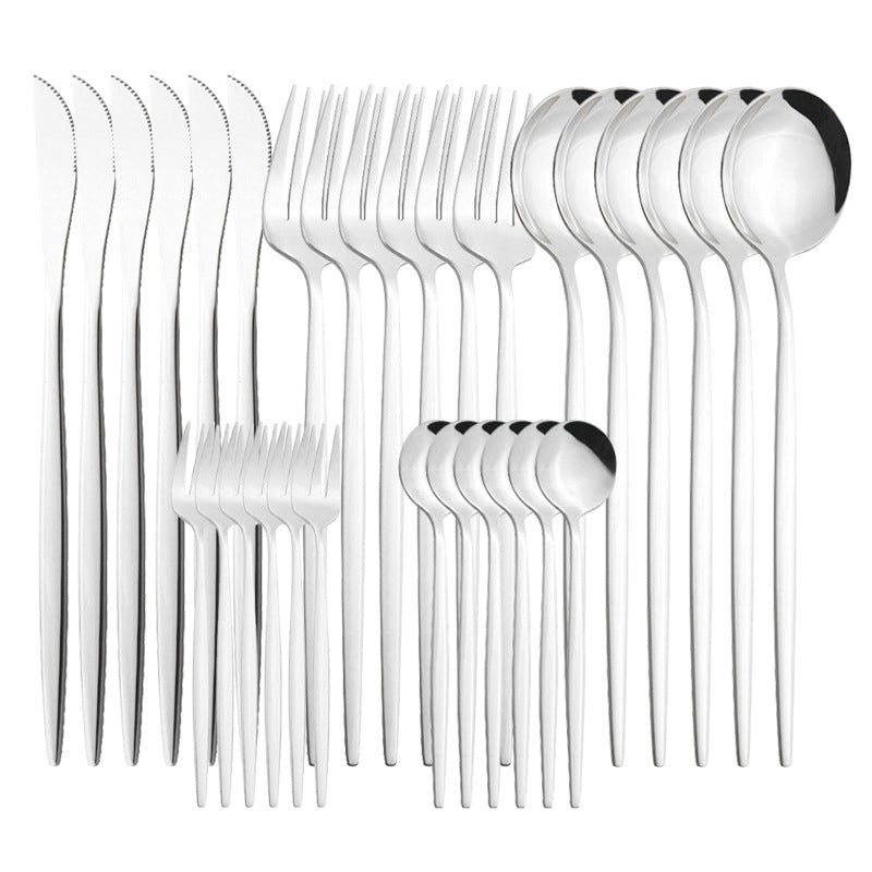 Stainless Steel Tableware Fruit Fork Household Hotel Creative Western Cutlery