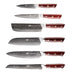 Damascus Chef Knife Set (6 Piece) - Kitchen Essentials - Minihomy