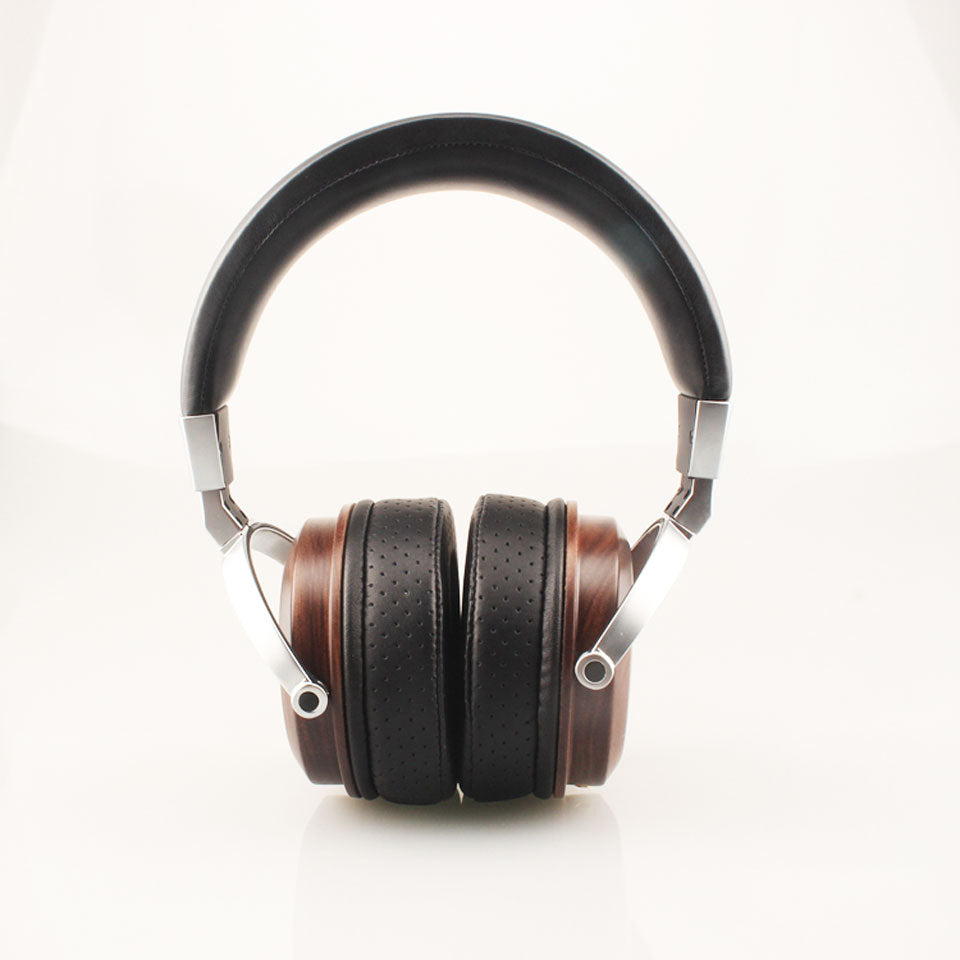 Music Monitoring Wooden Head-Mounted Wooden Headphones - Minihomy