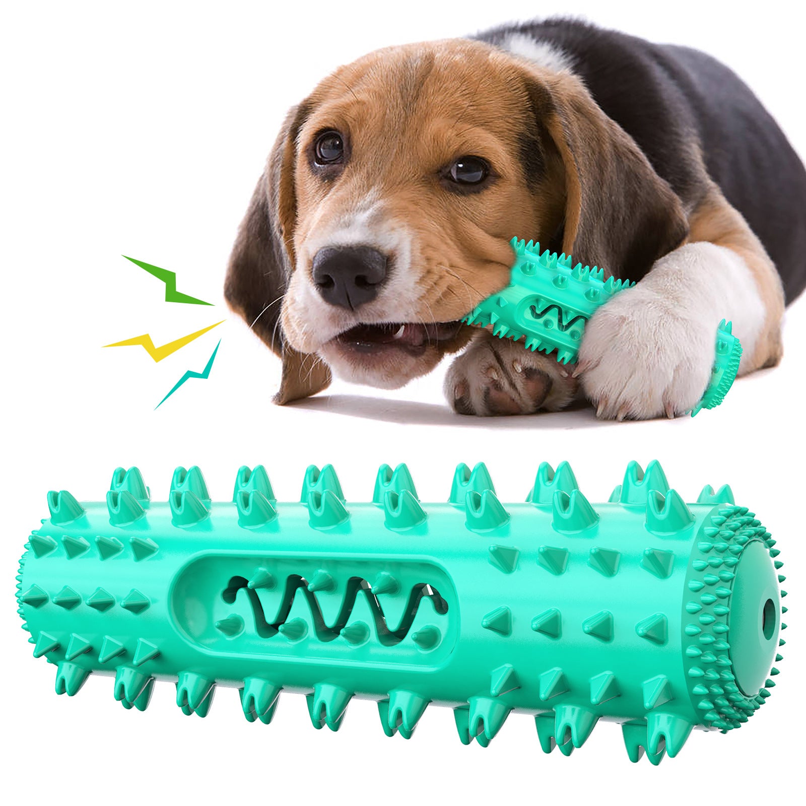 Pet Supplies Vocal Pet Dog Teething Stick Cleaning Dog Toothbrush Vent Chewing Dog Toy - Minihomy