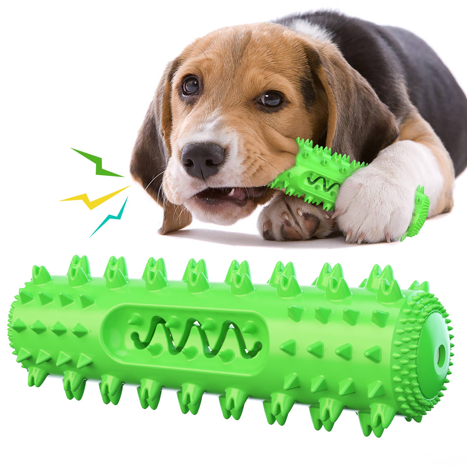 Pet Supplies Vocal Pet Dog Teething Stick Cleaning Dog Toothbrush Vent Chewing Dog Toy - Minihomy