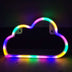 Clouds Neon Shape Night Light Decoration Wall Hanging - Minihomy