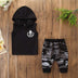 2PCS Toddler Kids Baby Boy Sleeveless Hooded Clothes - Minihomy