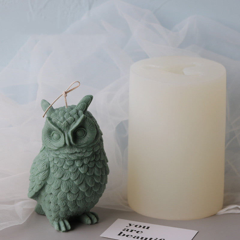 Big Owl Decoration Silicone Mold Home Decoration Decoration - Minihomy