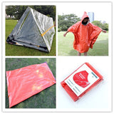 PE Aluminum Film Thermal Insulation Windproof And Cold Resistant Emergency Sleeping Bag - Minihomy