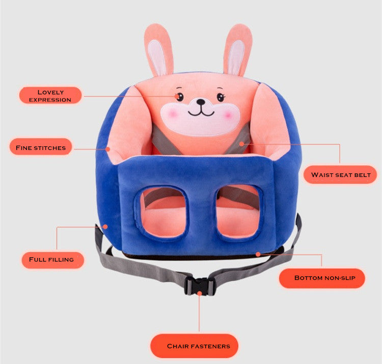 Cartoon Portable Baby Dining Chair Multifunctional Baby Car Can Be Fixed - Minihomy