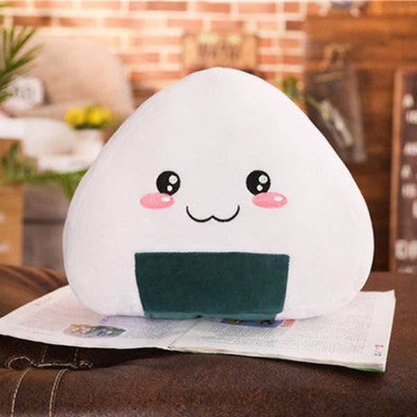 Cartoon Anime Rice Ball Plush Toy Plush Doll Large Sleeping Pillow Ragdoll Doll Children's Day Gift - Minihomy