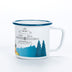 Enamel Camping Mug 300ml Colourful Metal Enamel Coffee Tea Camp Cups Mugs - Minihomy