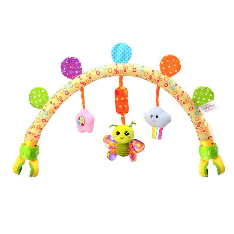 Baby Musical Mobile Toys for Bed Stroller Plush Baby Rattles Toys for Baby - Minihomy