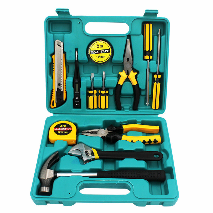 13-Piece Multifunctional Hardware Tool Set, Gift Combination Tool Box, Dual-Use Pliers For Car And Home - Minihomy