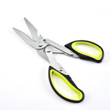 Multi-Purpose Bottle Opener Stainless Steel Kitchen Scissors - Minihomy