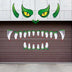 Creative Halloween Plastic Eyes Halloween Decoration Green Monster Door Sticker Decoration - Minihomy