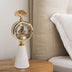 Model Room Bedside Metal Soft Decoration American Retro Silent Marble Clock Home Decoration Ornaments - Minihomy