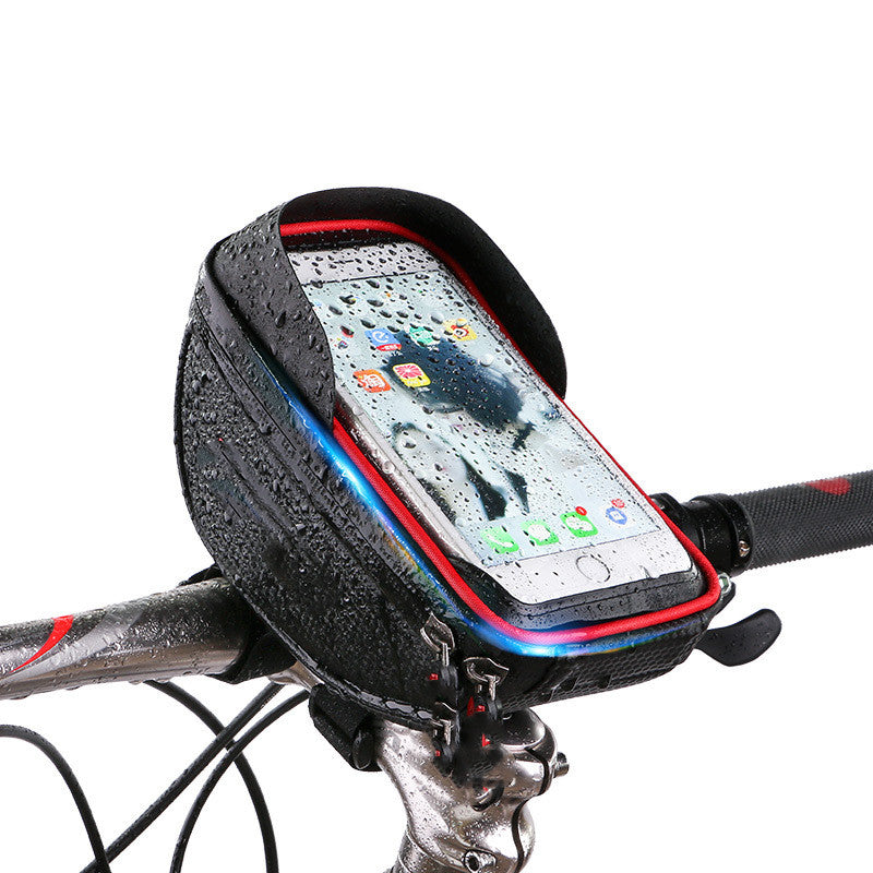 Front Handlebar Bag, Riding Mobile Phone Waterproof Navigation Bag, Upper Tube Bag, Front Head Bag - Minihomy