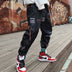 Cropped Pants For The Summer Men Loose Joggers Print Streetwear Harem Pants - Minihomy