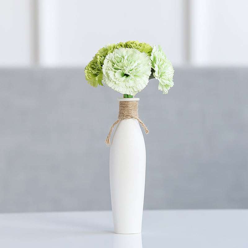 Modern And Simple Artificial Flowers Home Accessories Ceramic Vases - Minihomy