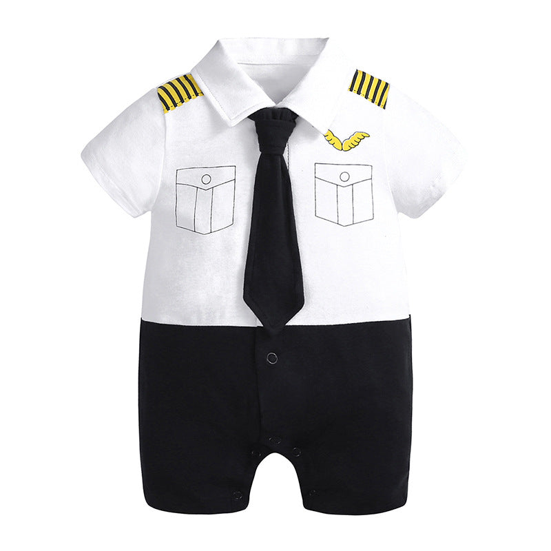 Baby Romper Gentleman Baby Jumpsuit - Minihomy