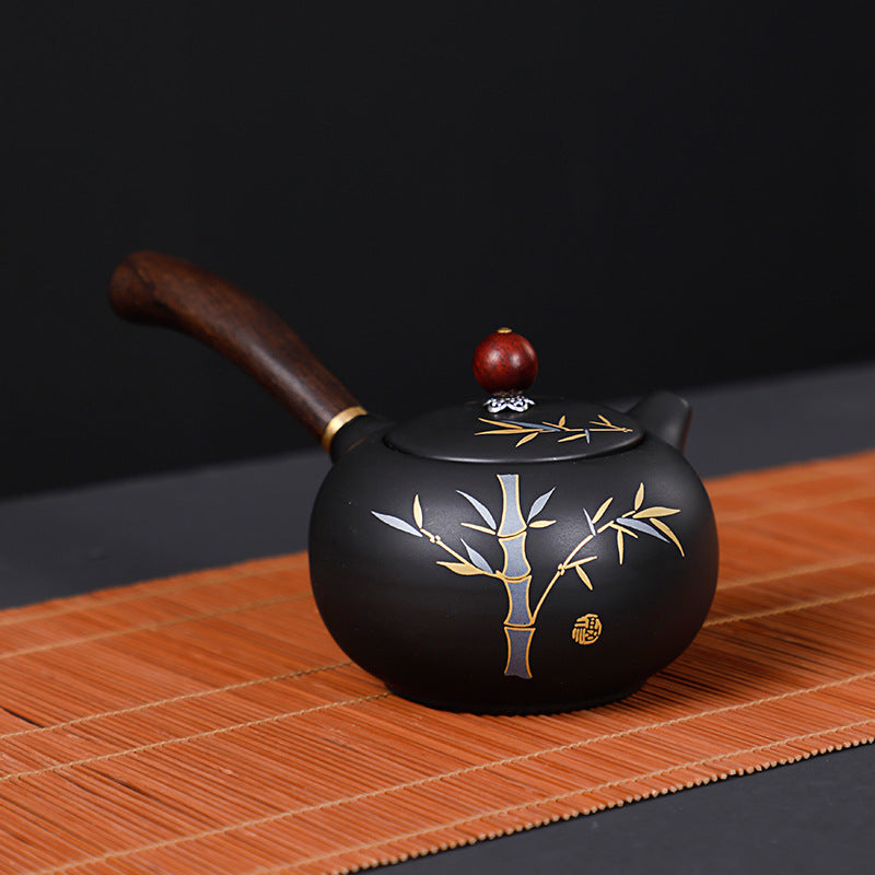 Japanese Household Ceramic Tea Maker, Hand-Held Pot, Heat-Resistant And Anti-Scald Kung Fu Tea Set - Minihomy