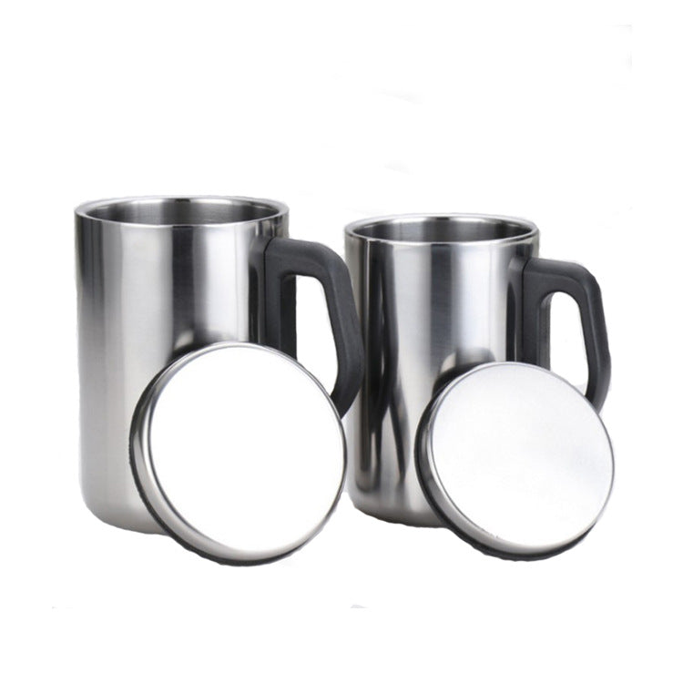 Export Stainless Steel Double-layer Mug Thermos Outdoor Water Cup Gift Cup Custom Logo - Minihomy