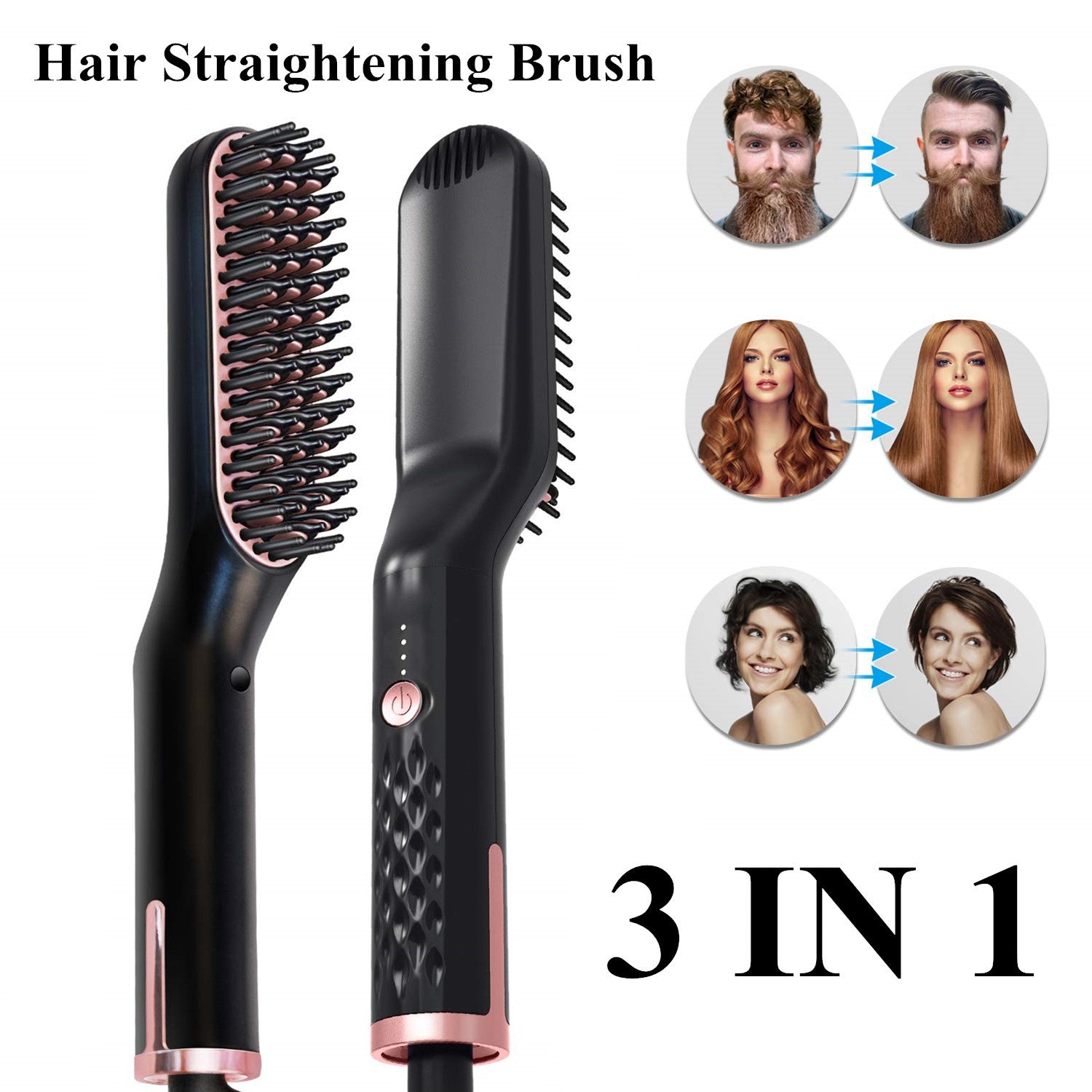 Hair Styling Comb Hair Straightener - Minihomy