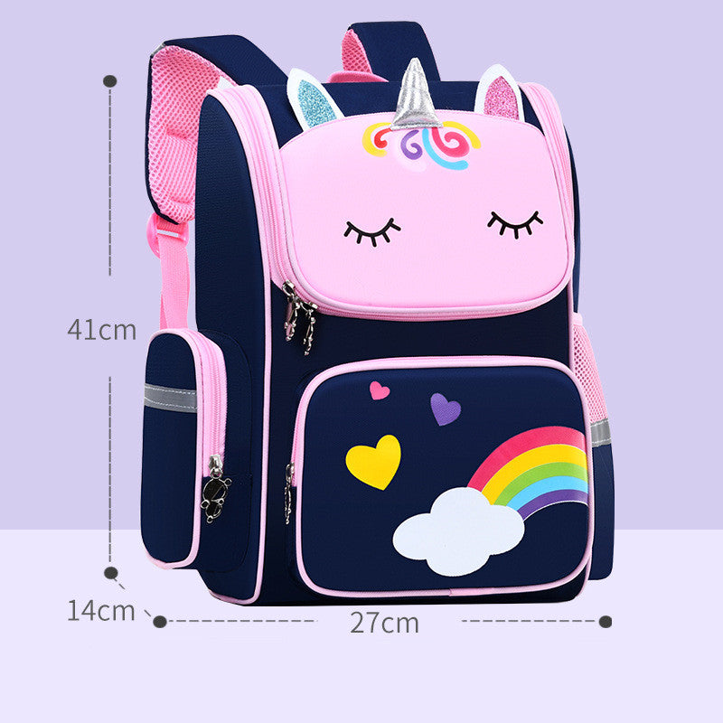 Childrens School Bags Primary School Students Grades 1 to 6 Printing - Minihomy