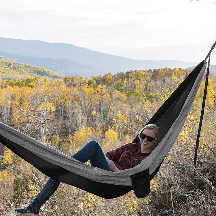 Parachute Cloth Outdoor Camping Hammock - Minihomy